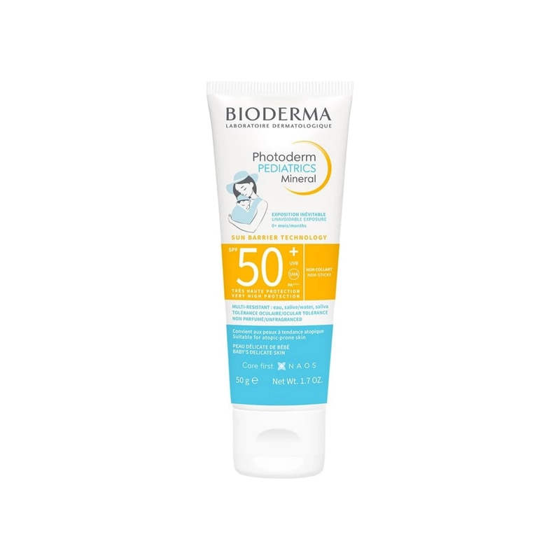 کرم ضد آفتاب بایودرما مدل pediatrics ماینرال SPF50 وزن 50 گرم نمای اصلی