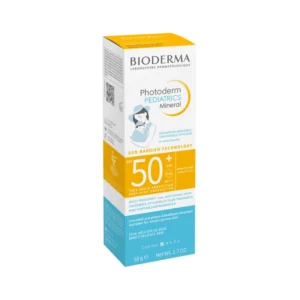 کرم ضد آفتاب بایودرما مدل pediatrics ماینرال SPF50 وزن 50 گرم