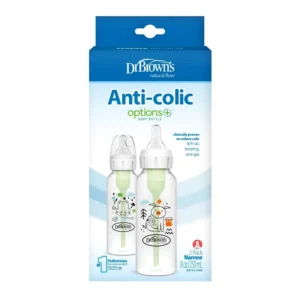 شیشه شیر دکتر براونز طرح خوک و قورباغه 250 میلی لیتر (2عددی)