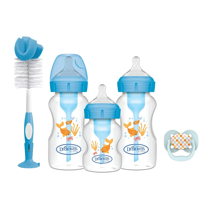 پک Newborn Feeding Set Dr. Brown’s مدل DB3620 شامل شیشه شیر Options+