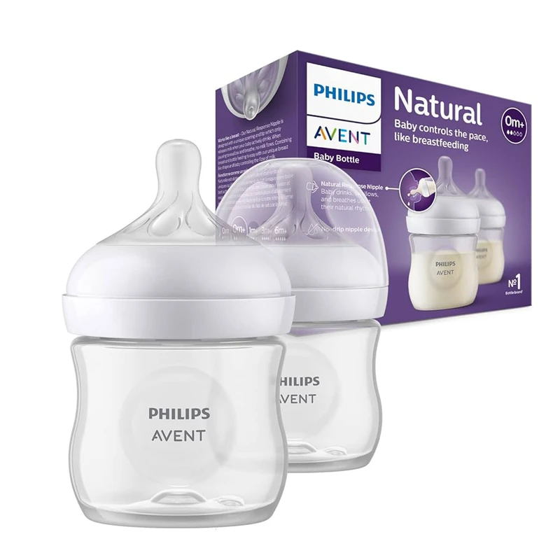 تصاویر شیشه شیر 125 میلی لیتر دوتایی ضد نفخ Philips Avent مدل SCF690/27