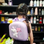 کوله پشتی کودک طرح خرگوش مخملی - تصویر 2