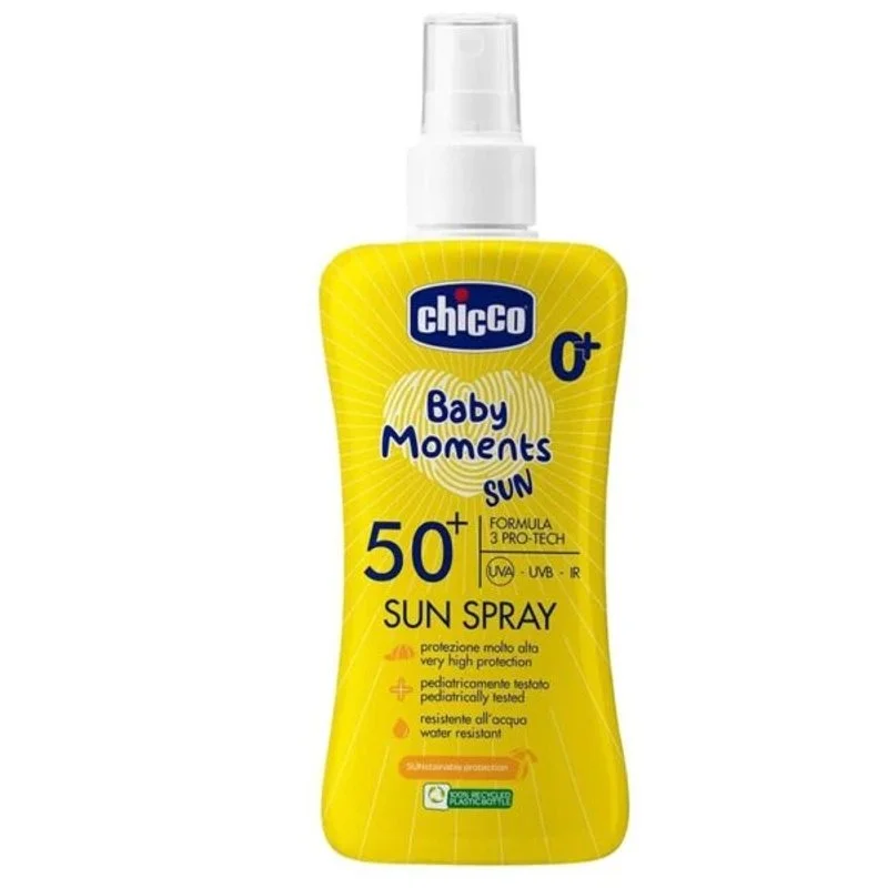 7c7cfc2595bc0a438673ffd9d2adf558b3e9f94f_1708180211.webp اسپری ضد آفتاب چیکو مدل +SPF50 حجم 150 میلی لیتر مناسب از بدو تولد - تصویر 1