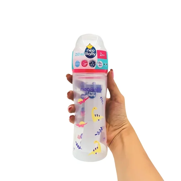 شیشه شیر طلقی +2 ماه 250 میل نئو بیبی - تصویر 4