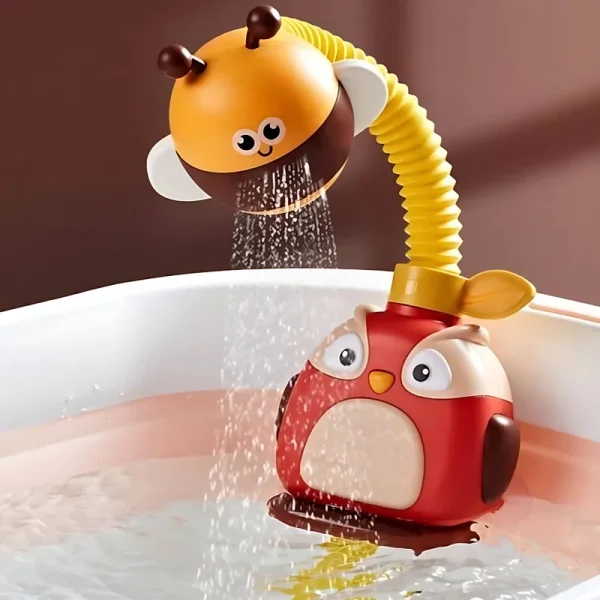 اسباب بازی حمام Little Bado مدل دوش جغد و زنبور - تصویر 3