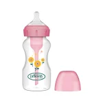 شیشه شیر طلقی دکتر براونز مدل D91801 طرح گل حجم 270 میلی لیتر