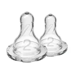 سر شیشه شیر دکتر براونز +3 ماه سایز 2 کد 322 (باریک) - تصویر 2