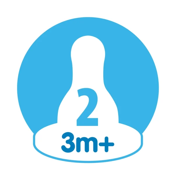 سر شیشه شیر دکتر براونز +3 ماه سایز 2 کد 322 (باریک) - تصویر 5