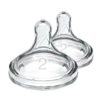 سر شیشه شیر دکتر براونز +3 ماه سایز 2 کد 2201 (پهن) - تصویر 2