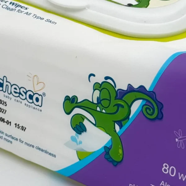 دستمال مرطوب کودک مالوچسکا مدل سنستیو بسته 80 عددی - تصویر 3