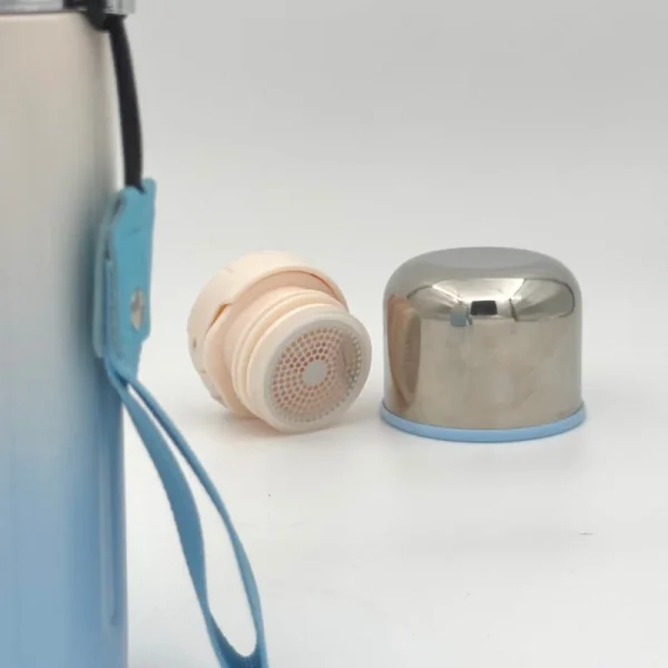 تراول ماگ 600 میل طرح پاستیلی دو رنگ ول کرفت - تصویر 3
