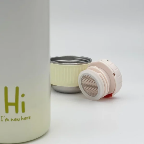 فلاسک سرد و گرم طرح Hi حجم 600 میلی لیتر - تصویر 5