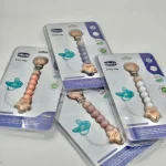 بند پستانک چوبی چیکو مدل wooden clipper - تصویر 3
