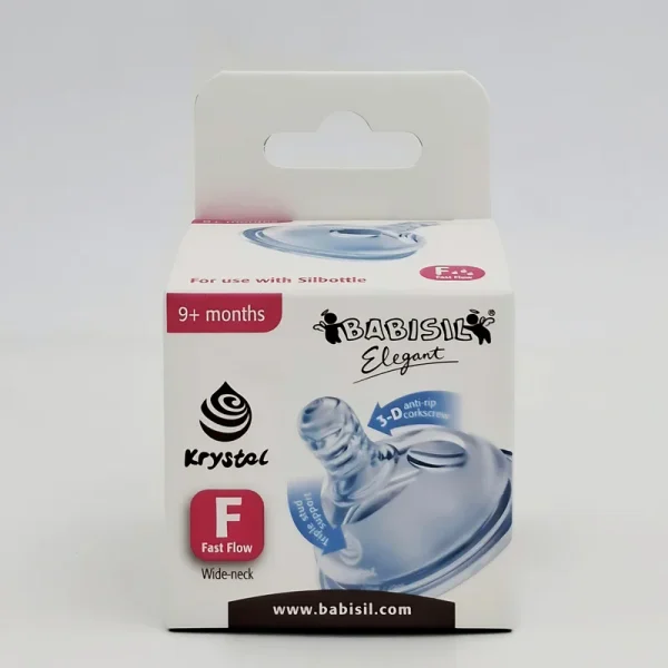 سر شیشه شیر بی‌بی‌سیل مدل سیل باتل سایز F کریستال سر کج - تصویر 2