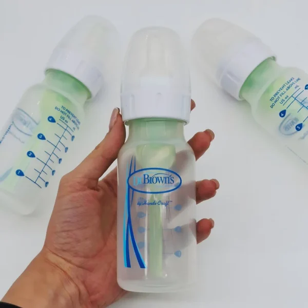 شیشه شیر 120 میلی لیتر 3 عددی دکتر براونز - تصویر 3