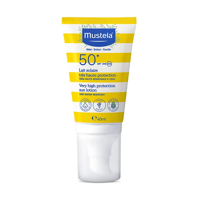 لوسیون-ضد-آفتاب-کودک-موستلا-مدل-Lait-solaire-حجم-40-میلی-لیتر.webp ضد آفتاب 40 میل موستلا - تصویر 1
