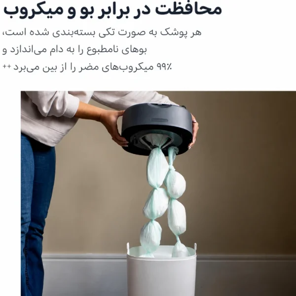 ست سطل پوشک بازیافت پذیز تامی تیپی - تصویر 3