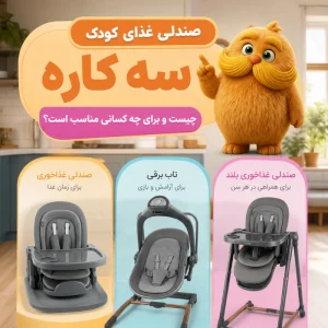 همه چیز راجب صندلی غذای کودک سه کاره