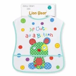 پیشبند نوزادی طرح خرس و دکمه - تصویر 2