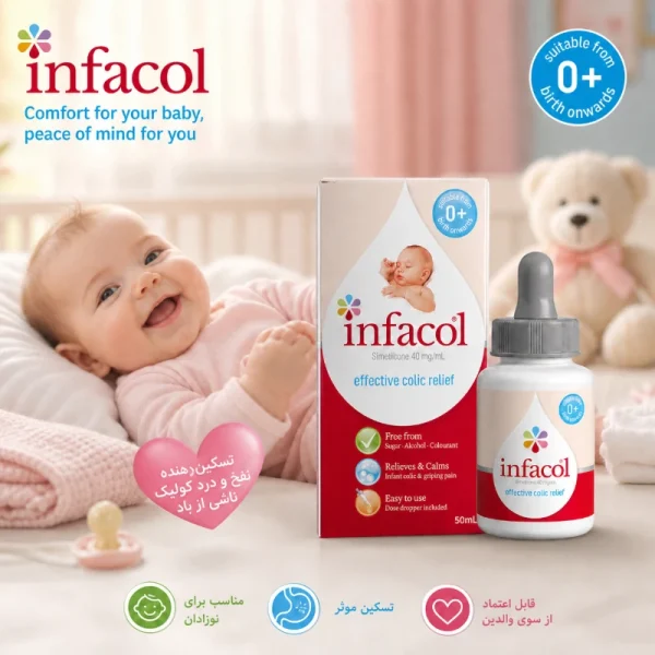 قطره ضدنفخ 55 میل اینفاکول (ساخت آلمان) - تصویر 3